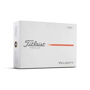 Pelota para Golf Titleist, series Velocity caja de 12 UND
