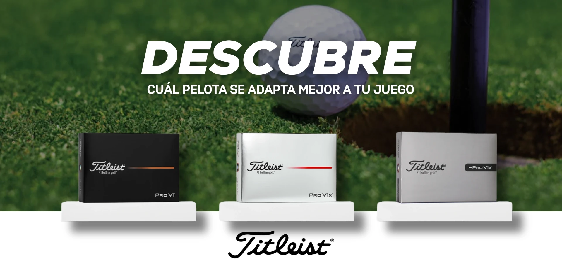 Titleist, descubre cual pelota se adapta a tu juego - Adquiere los producto en SportCity, tu tienda deportiva favorita